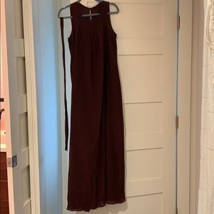 Madewell maroon maxi dress